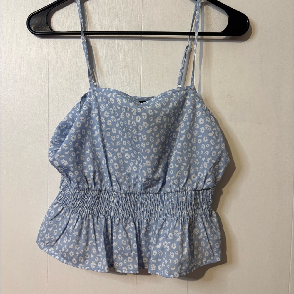 Vero Moda Light Blue Floral Camisole